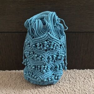 ZARA Beaded Macramé Mini Bag